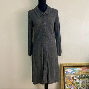 Vintage Stephanie Schuster for Princess Knitwear Cardigan High End Size S Gray